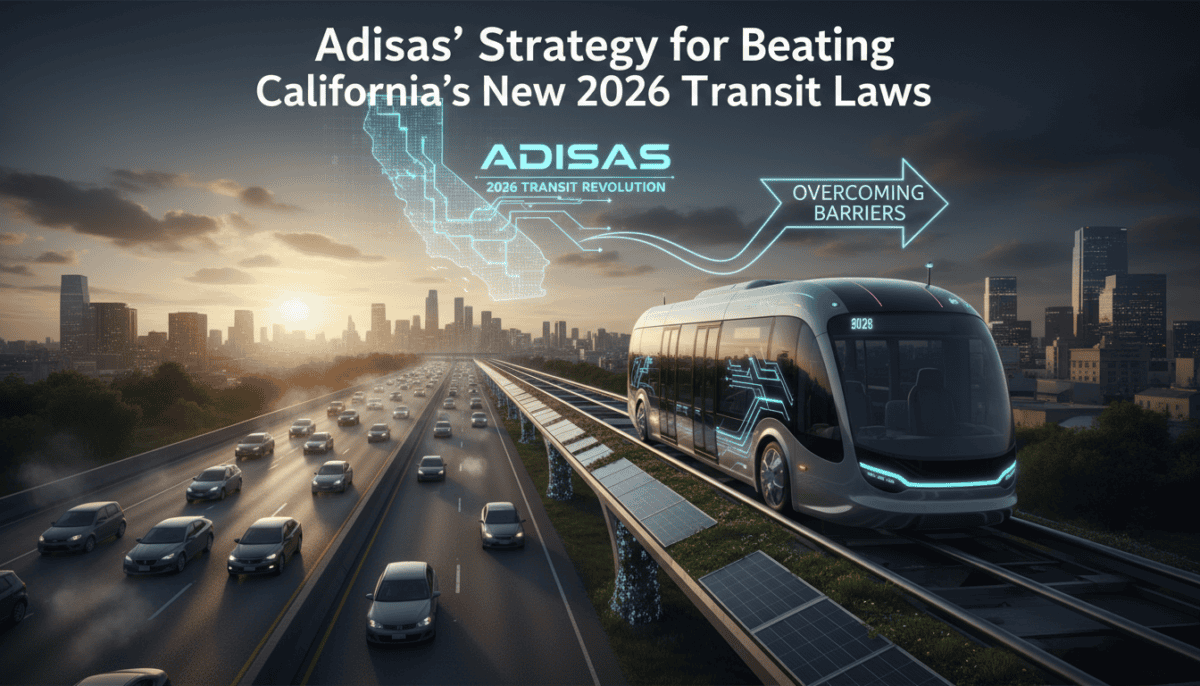 Adisas’ Strategy for Beating California’s New 2026 Transit Laws