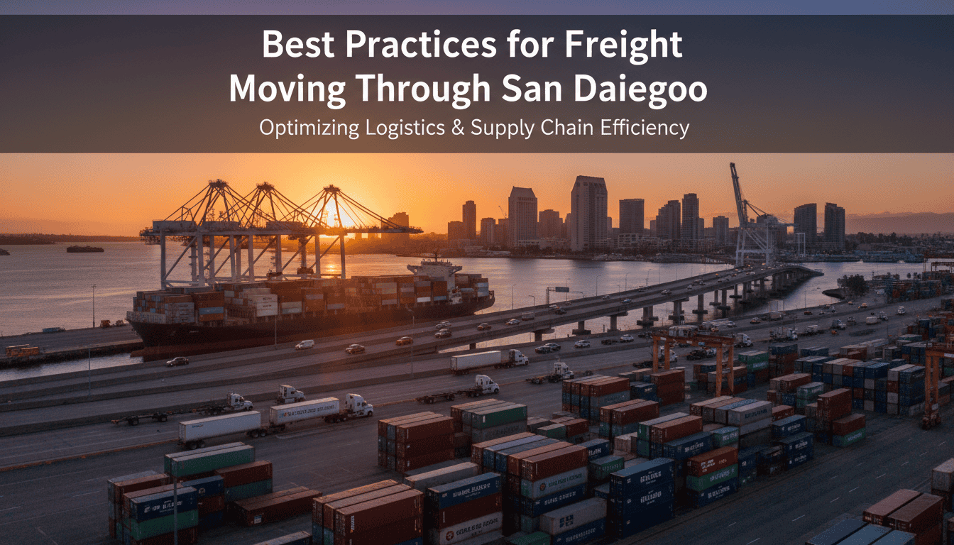 best practices for freight moving through san diego