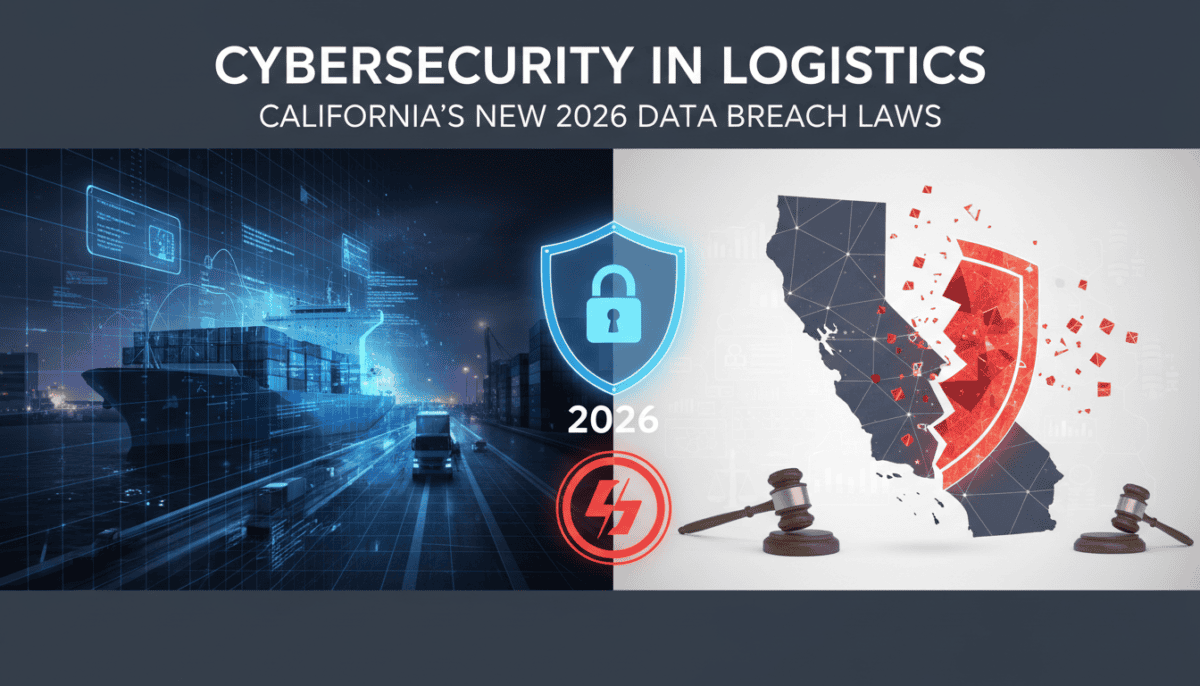 Cybersecurity in Logistics: California’s New 2026 Data Breach Laws