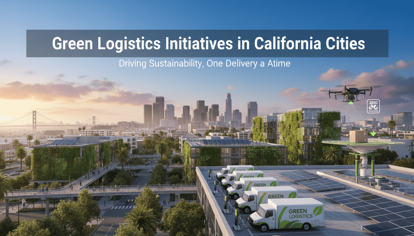 green logistics initiatives in california cities