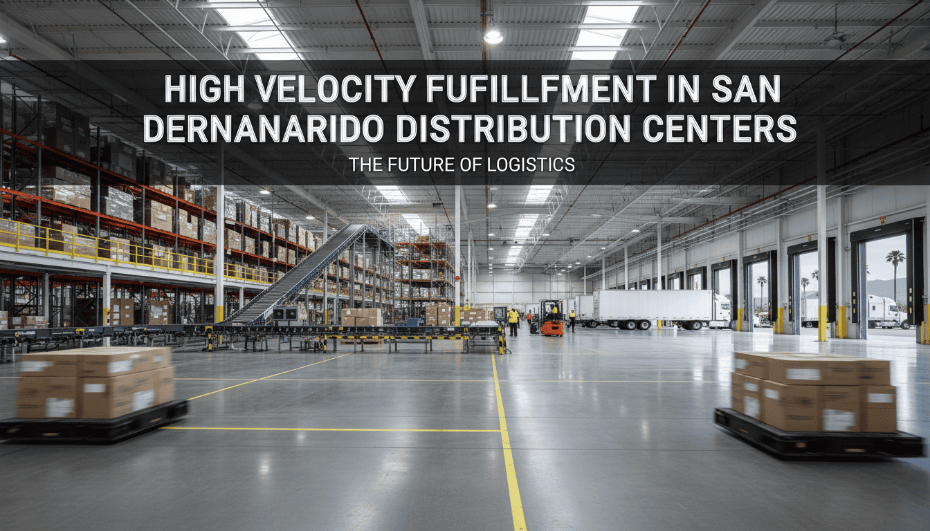 high velocity fulfillment in san bernardino distribution centers