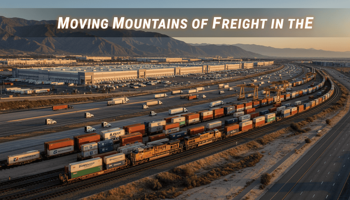 moving mountains of freight in the ie