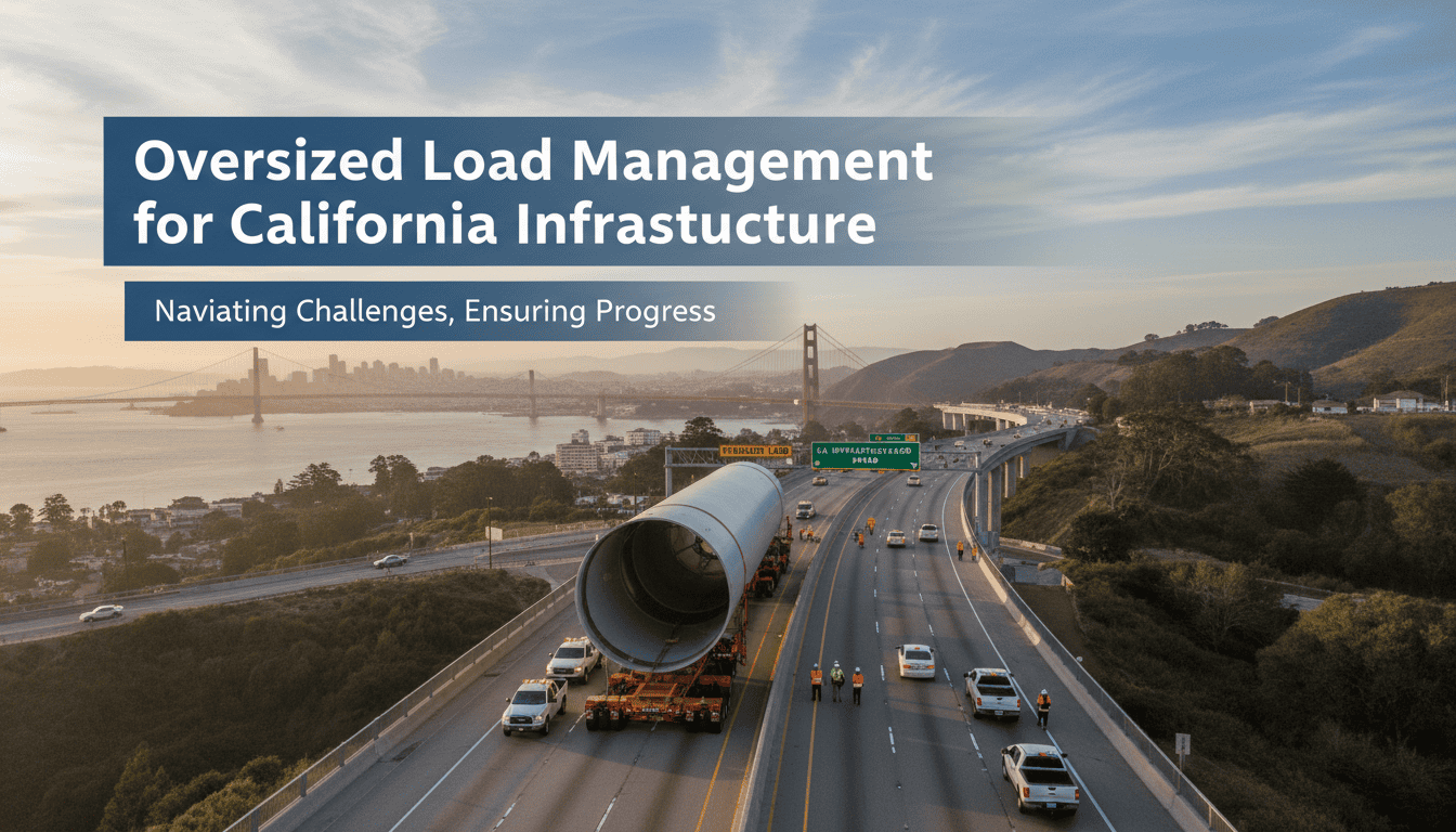 oversized load management for california infrastructure