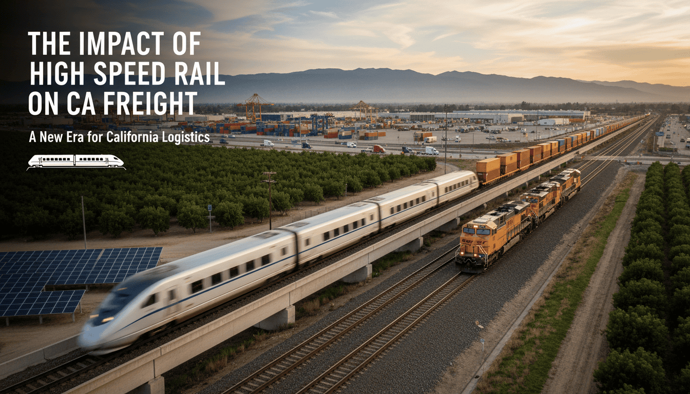 the impact of high speed rail on ca freight