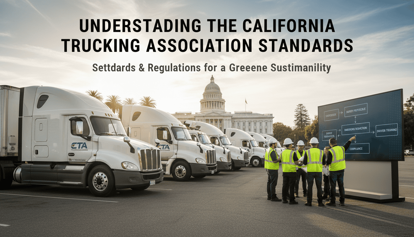 understanding the california trucking association standards