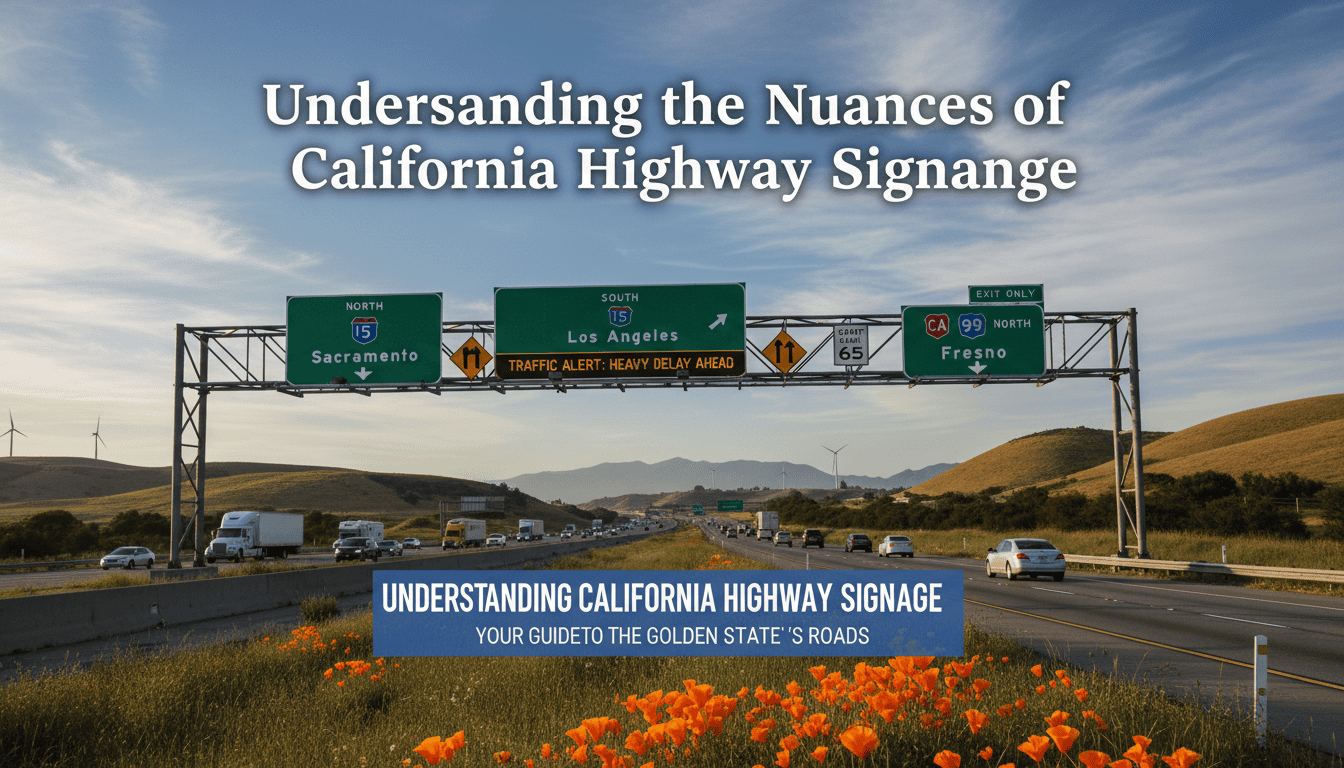 understanding the nuances of california highway signage